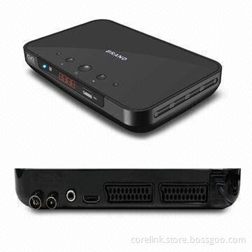 HD Set-top Box, Supports MPEG-4/SCART/DVB-T/USB/PVR/HDMI/EUP, with 16:9 and 4:3 Aspect Ratio